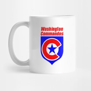 Defunct Washington Commandos AFL Football 1987 Mug